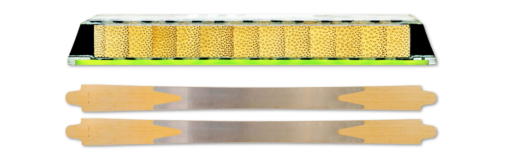 Leaf Spring Scalium insert laid on the core before pressing
