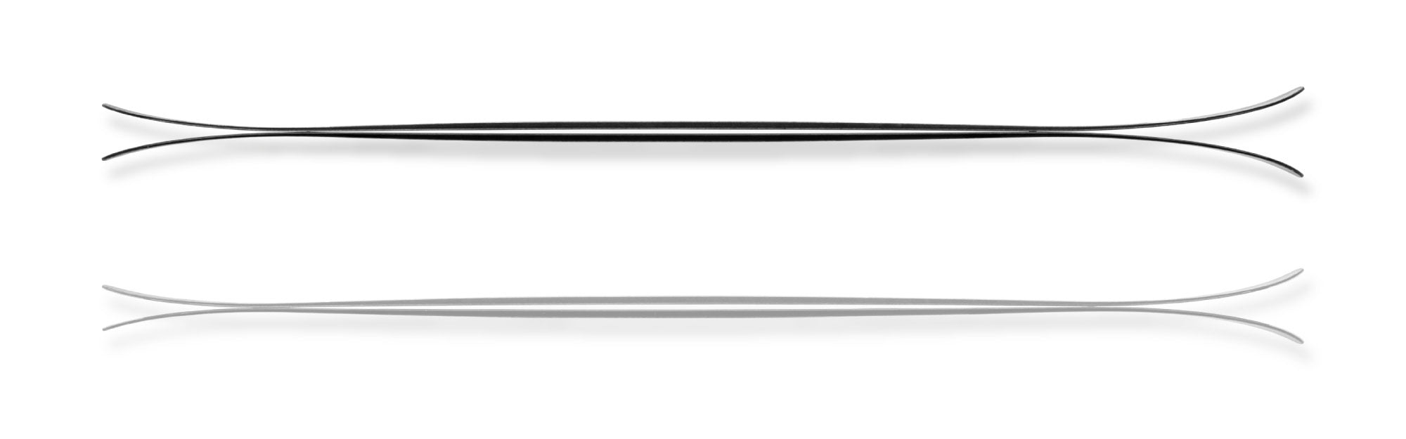 Side profile of an all mountain directional model with Signature Rocker